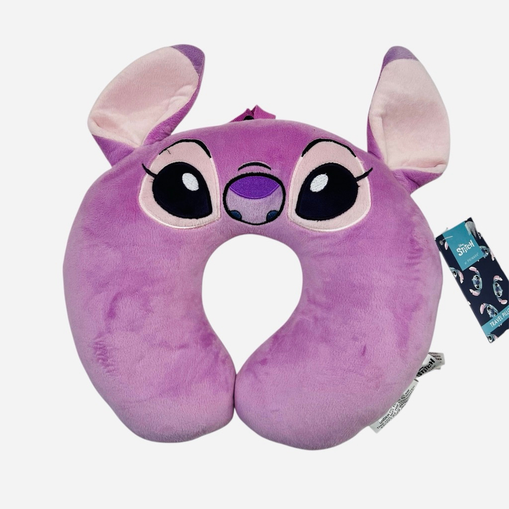 Disney × Primark Angel Travel Pillow – Limited Edition – Plush Purple Neck Pillo - Picture 7 of 9